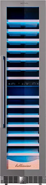 Винный шкаф компрессорный в нишу MEYVEL MV106-KST2 (Slim)