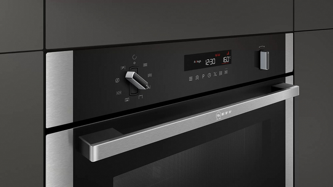 компактный духовой шкаф с паром и микроволнами Neff C1APG64N0