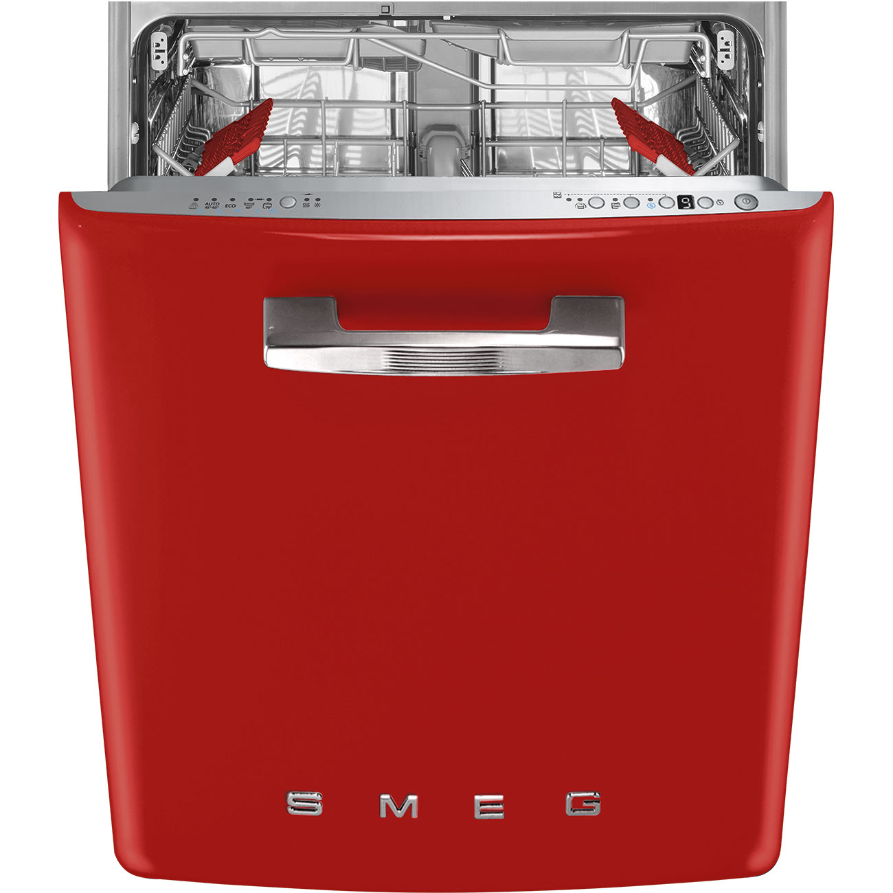 SMEG STFABRD3 Встраиваемая посудомоечная машина, красная, 60 см