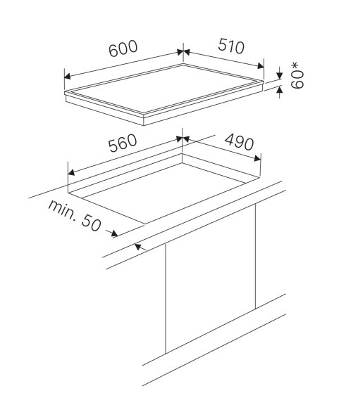 Стеклокерамическая варочная поверхность Kuppersbusch KE 6350.0 SR