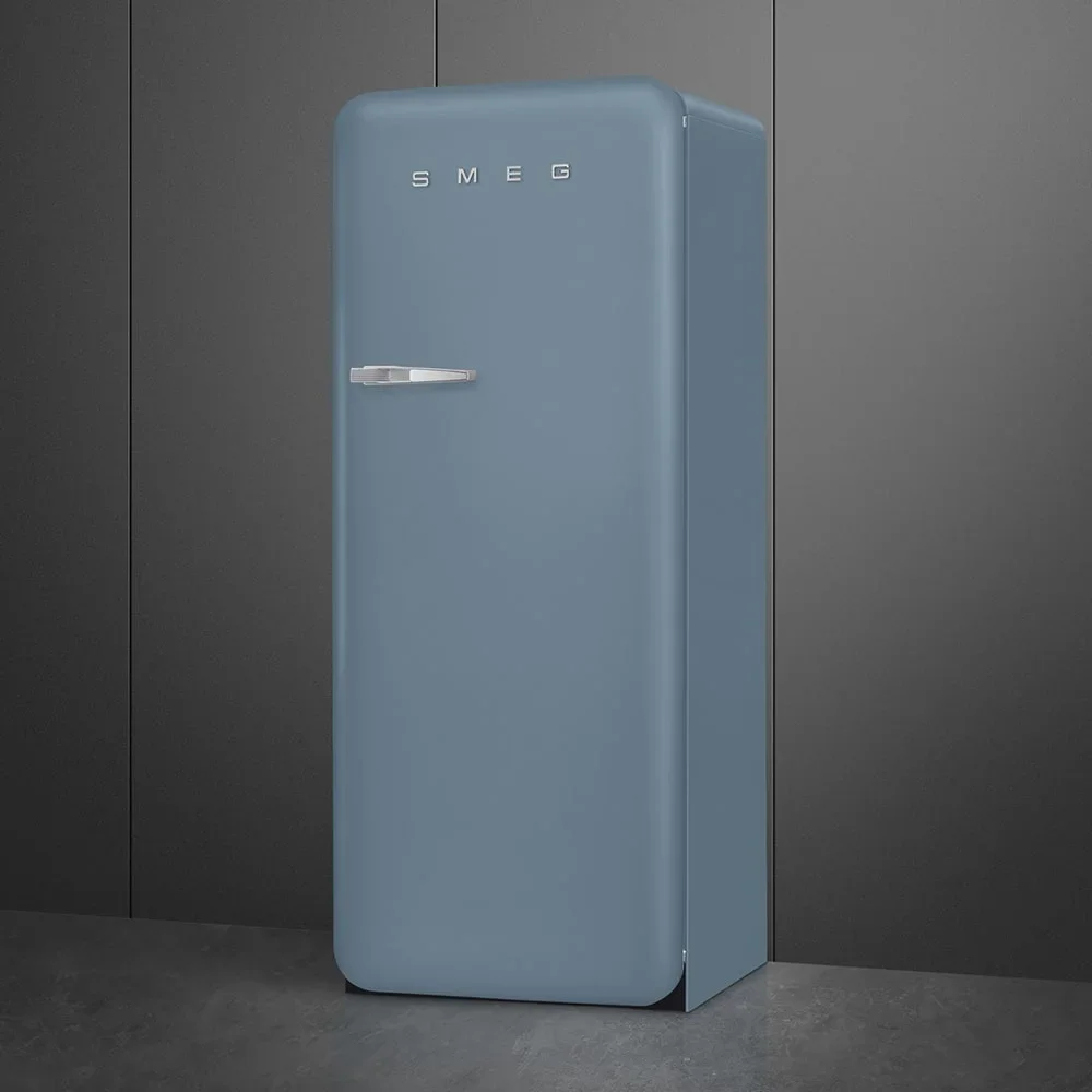 SMEG FAB28RDSB6 Отдельностоящий однодверный холодильник, стиль 50-х годов, 60 см, цвет Синий шторм, 